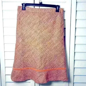 GAP Wool Tweed Flounce A-Line Skirt Size 4